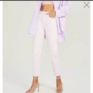 Something Navy Straight Leg Mom Jeans